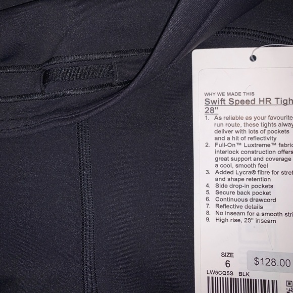 NWT Lululemon Swift Speed High-Rise Tight 28" - Picture 14 of 16